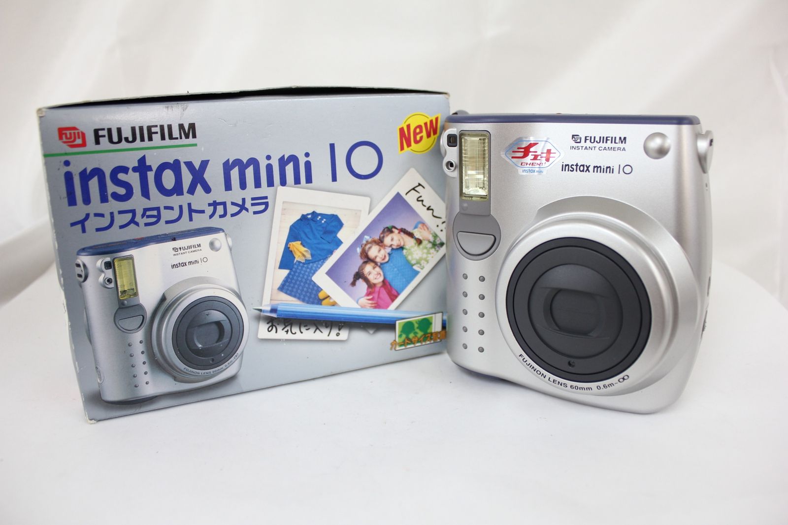 【返品保証】 【元箱付き】フジフィルム Fujifilm instax mini 10 60mm チェキ M6339