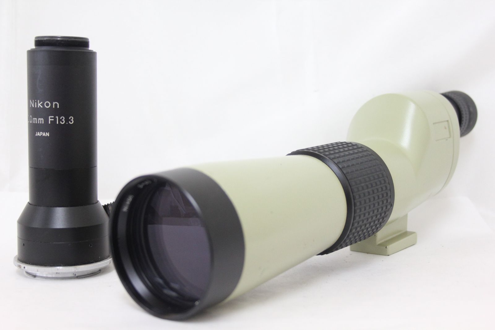 【返品保証】 ニコン Nikon Fieldscope D=60 P 20x 専用アタッチメント 800mm F13.3 フィールドスコープ M5690