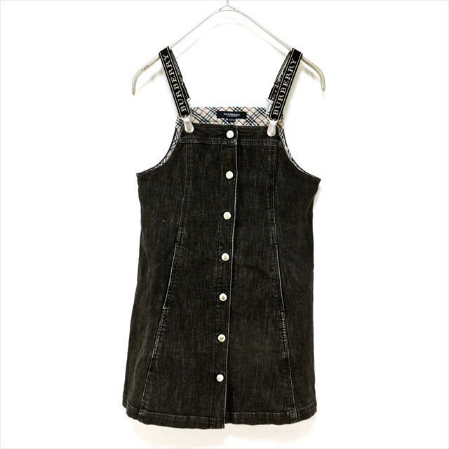 ME1-986☆BURBERRY LONDONバーバリーロンドン 120A *三陽商会 ブラック 