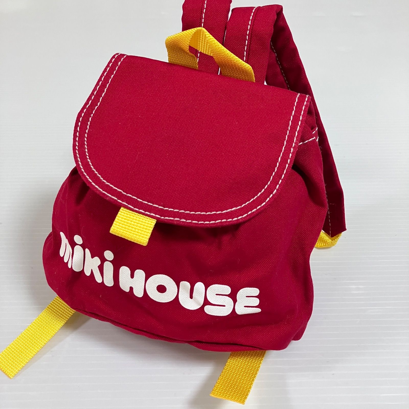 mikihouse ミキハウス リュック 赤 ロゴ ベビーリュック RF00023