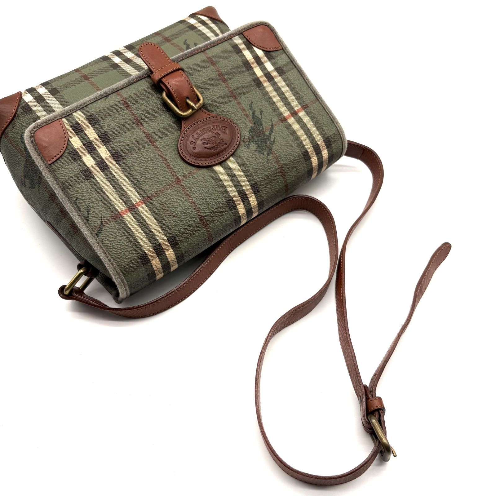 希少色✨】BURBERRY vintage shoulderbag バーバリー ヴィンテージ