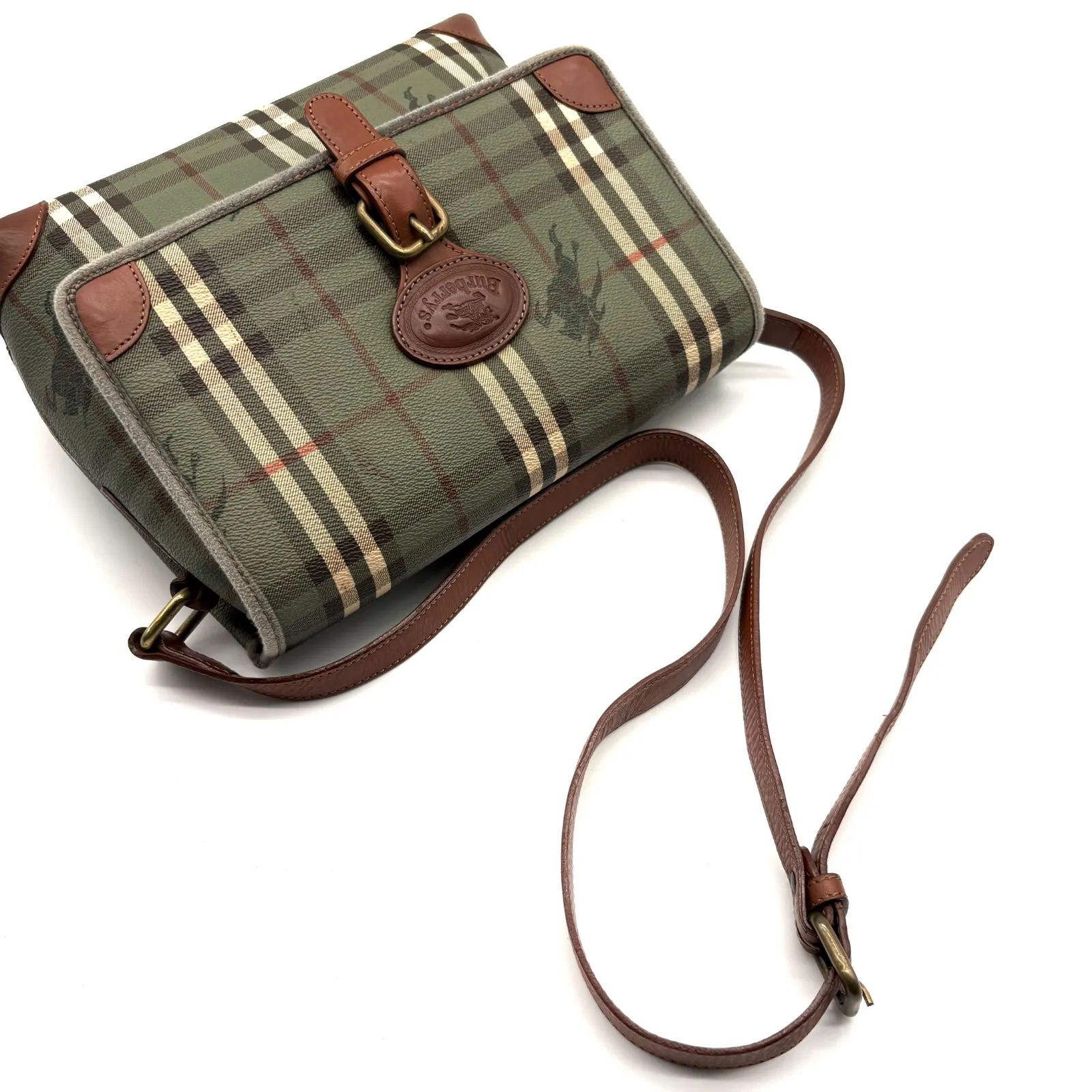 希少色✨】BURBERRY vintage shoulderbag バーバリー ヴィンテージ