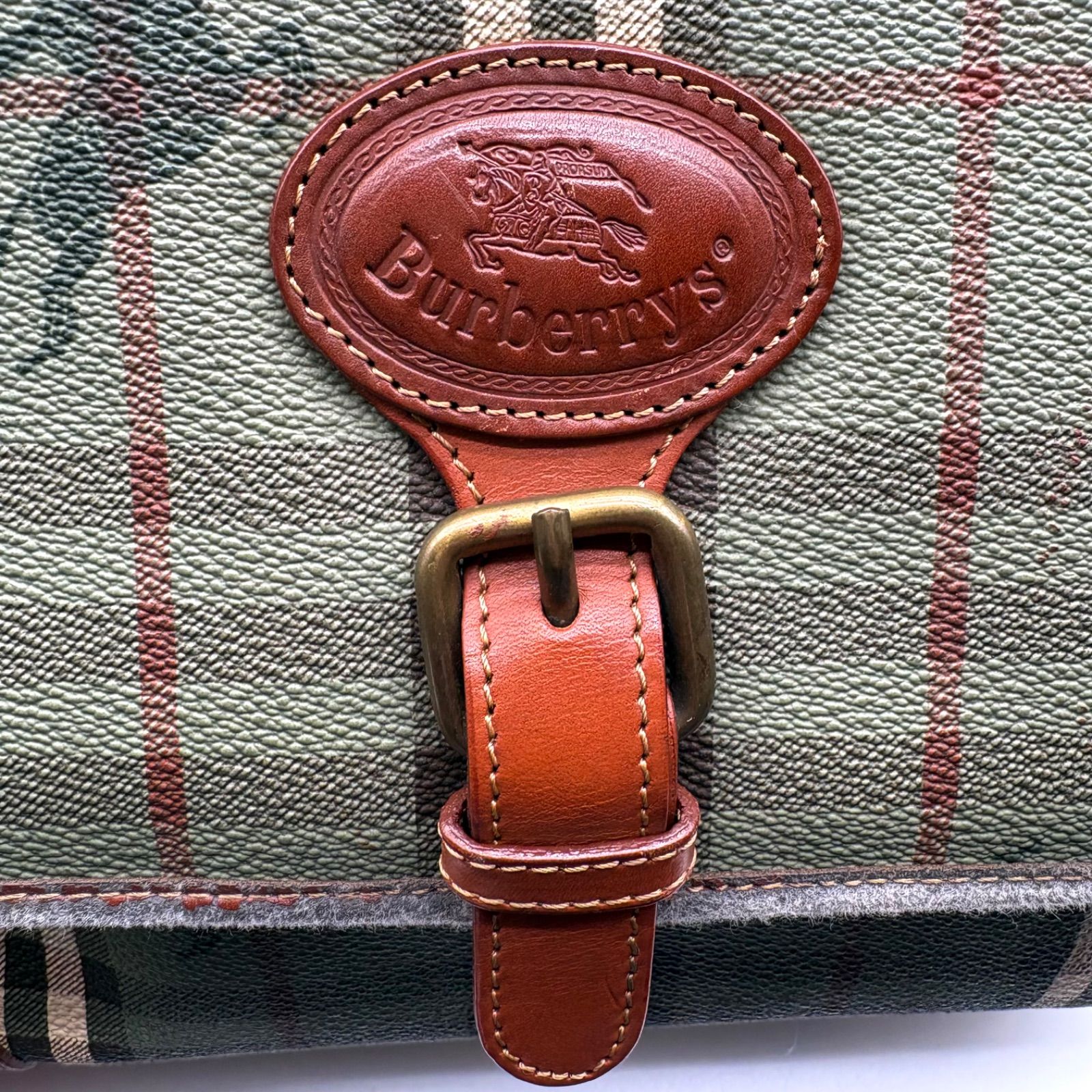 希少色✨】BURBERRY vintage shoulderbag バーバリー ヴィンテージ