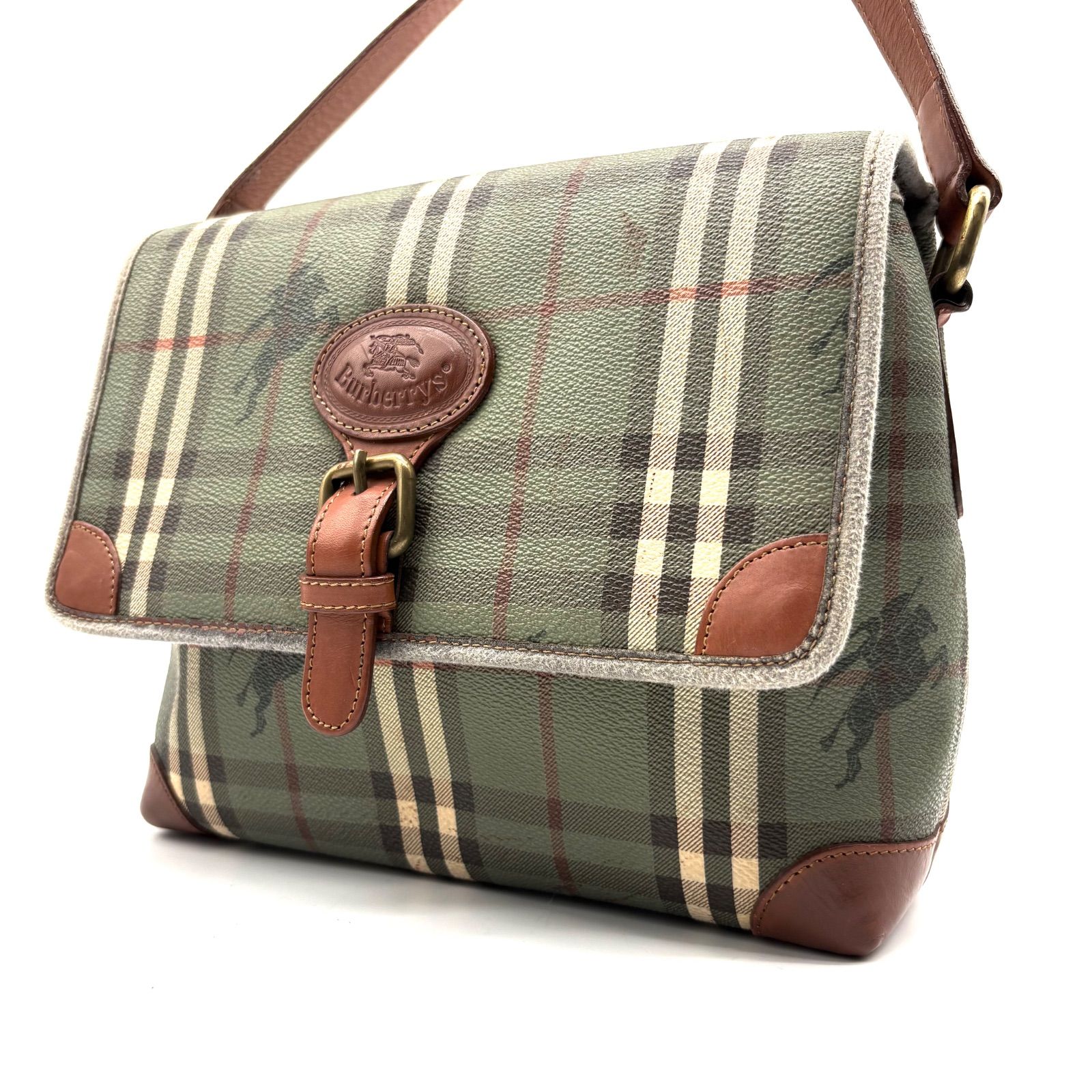 希少色✨】BURBERRY vintage shoulderbag バーバリー ヴィンテージ