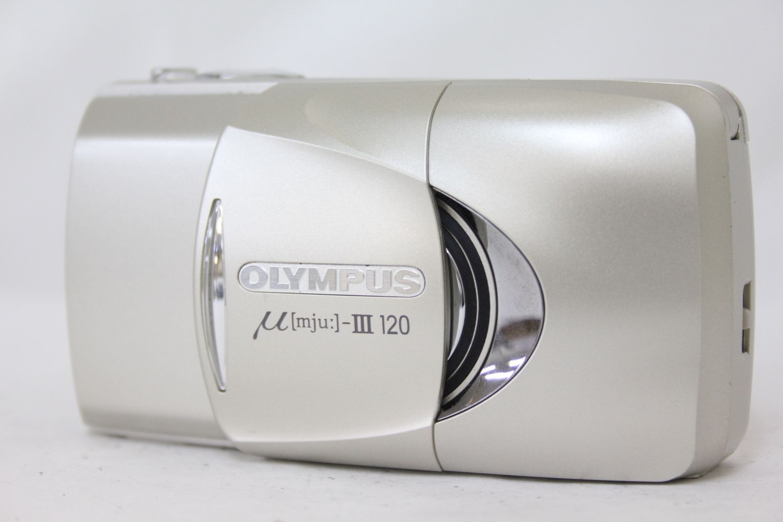 美品 返品保証】 オリンパス Olympus μ mju:-III 120 ゴールド Multi 