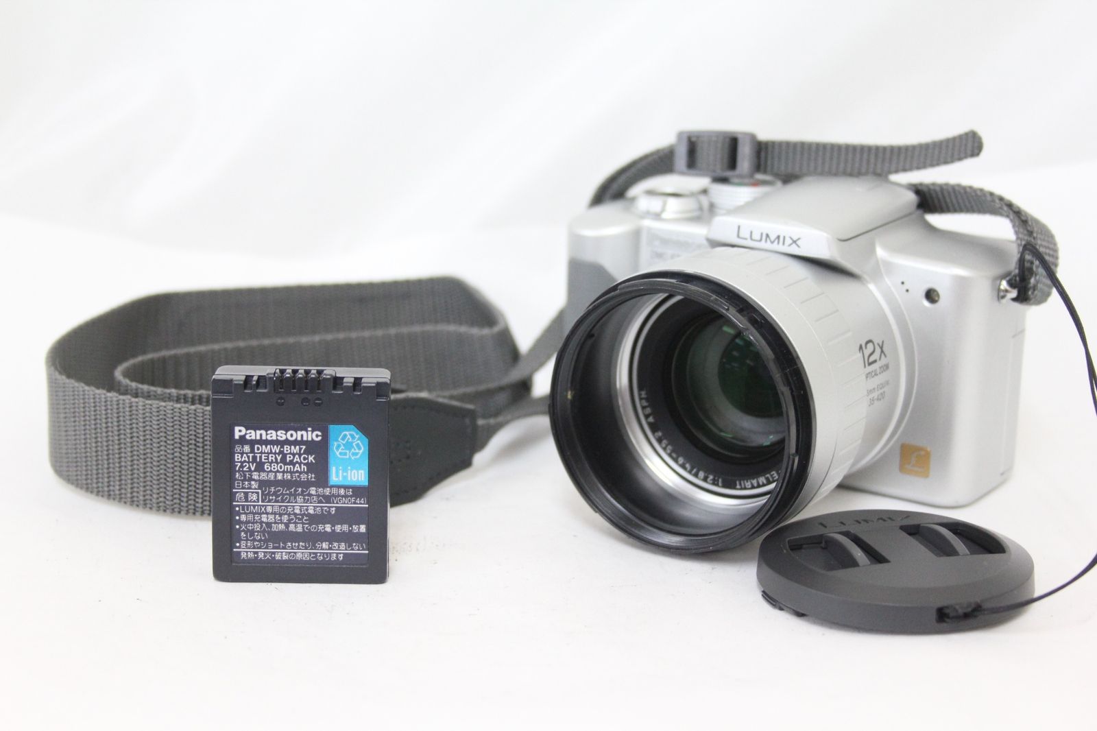 [Return Guarantee] Panasonic Panasonic LUMIX DMC-FZ3 12x Compact Digital Camera with Battery M4379