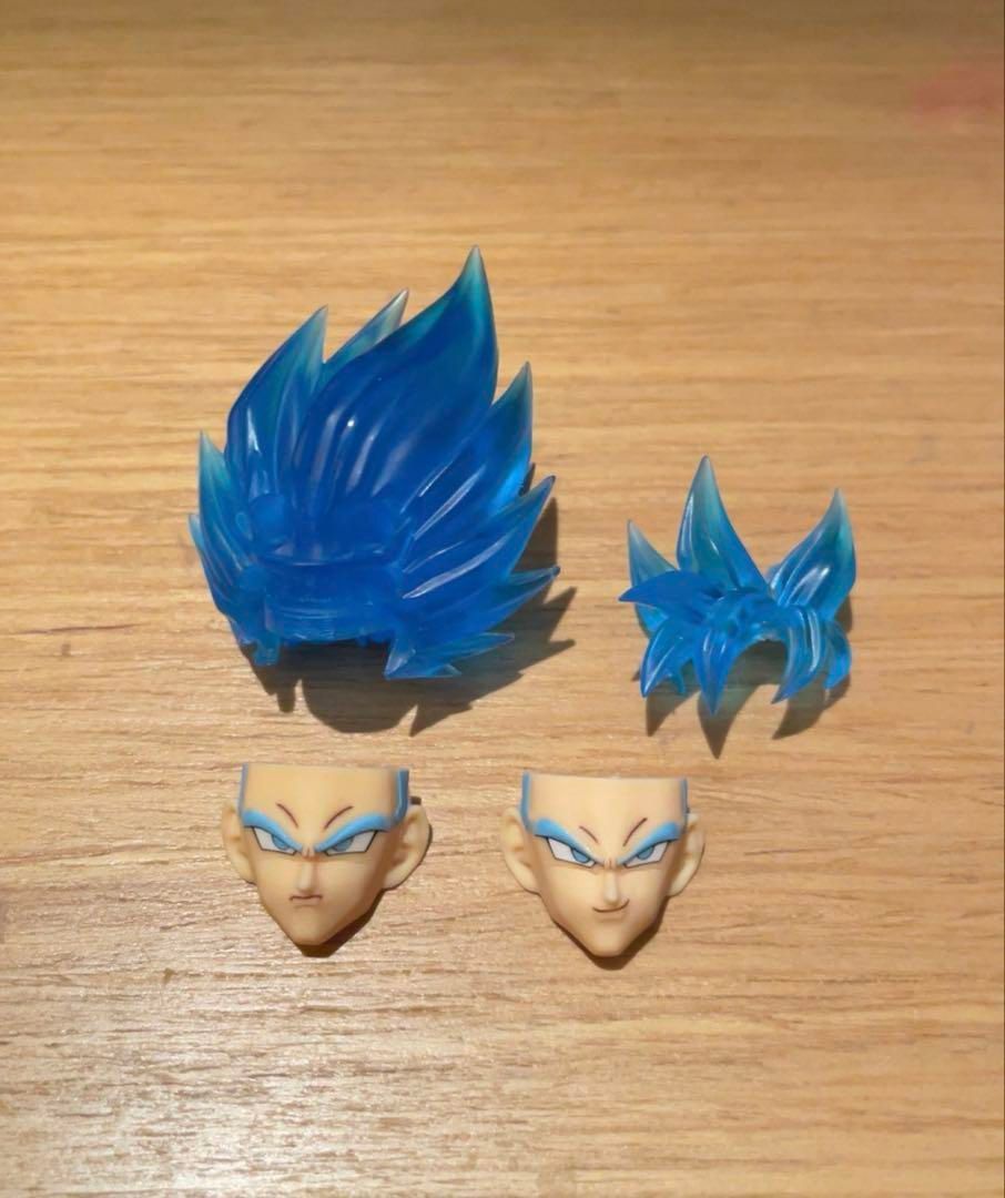 S.H.Figuarts用 孫悟空 スーパーサイヤ人ブルー カスタムヘッドパーツ