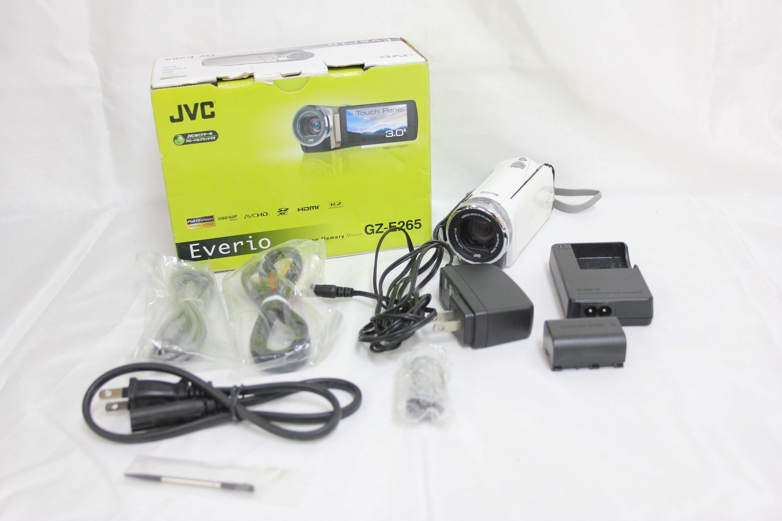 返品保証】 JVC Everio GZ-E265 ビデオカメラ 箱付き JVC Everio GZ