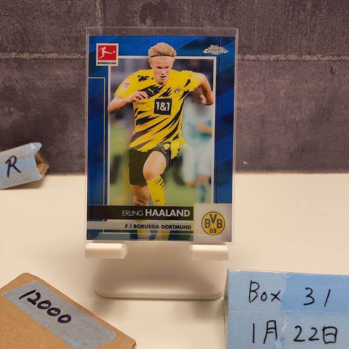 2020-21 Topps Chrome Bundesliga Erling Haaland 043/150 Borussia