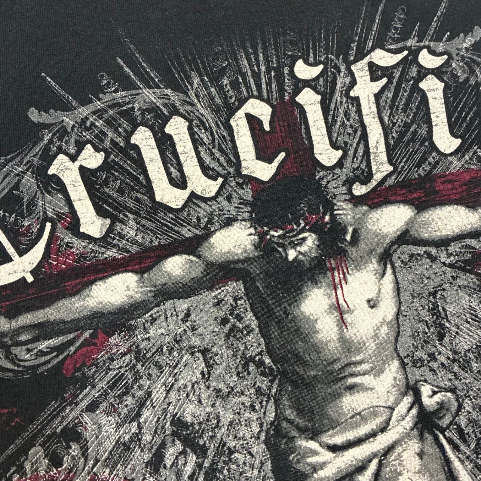 GILDAN Lサイズ Kerusso 古着 ユーズド Tシャツ キリスト 十字架 