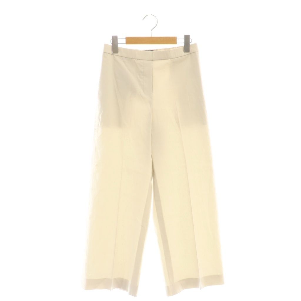 セオリー Theory Eco Crunch Wash Wide Pull On GD パンツ ワイド ストレッチ P ライトグレージュ ...