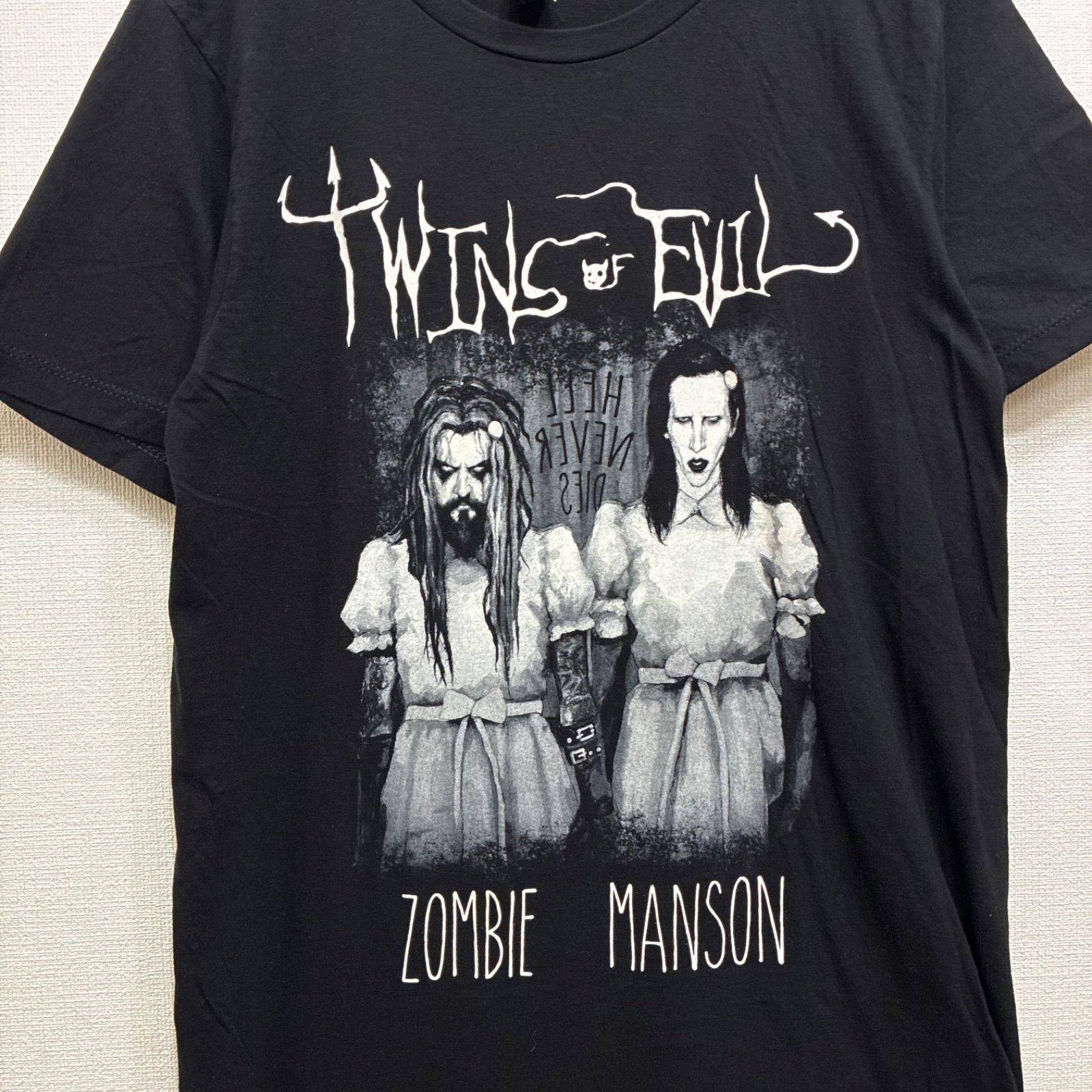 ROBZOMBIETシャツモトリークルーロブゾンビテンダーロインマリリンマンソン ロブゾンビ マリリンマンソン コラボ Tシャツ バンドTシャツ