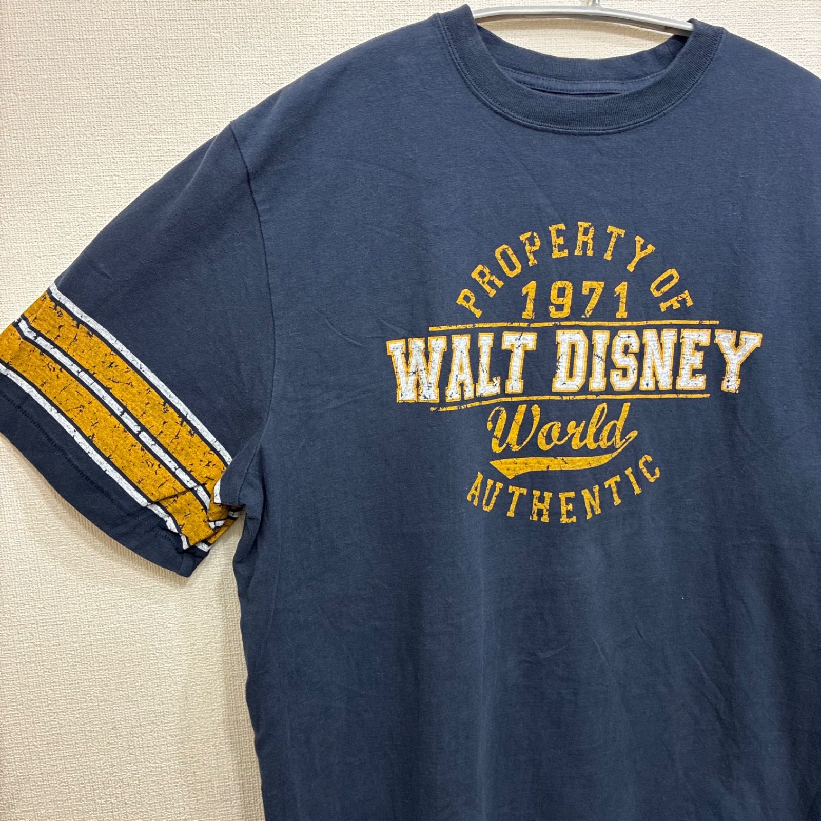 ウォルト ディズニー カレッジ風 ロゴ Tシャツ Disney Lサイズ 