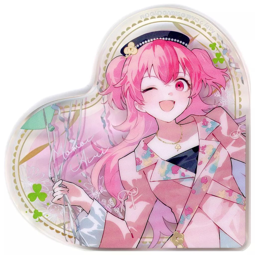 中古】アクリルスタンド・アクリルパネル 桃井愛莉 ハート型アクリル