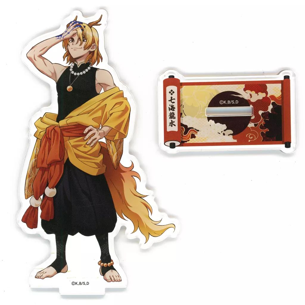 中古】アクリルスタンド・アクリルパネル 七海龍水 描き下ろしアクリル