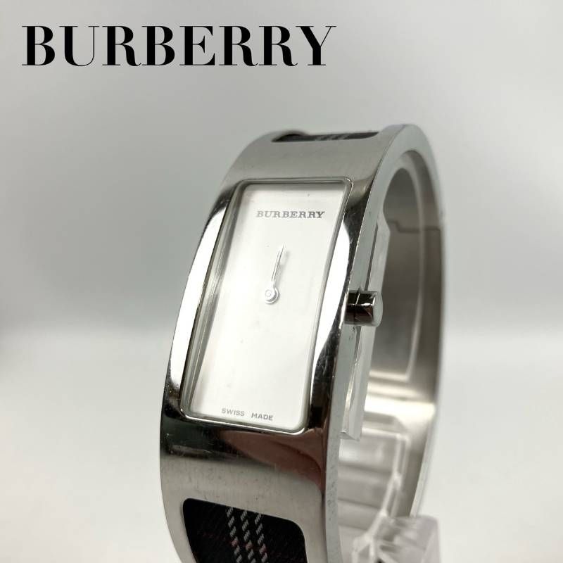 不動品 BURBERRY バーバリー 腕時計 バングルウォッチ ノバチェック
