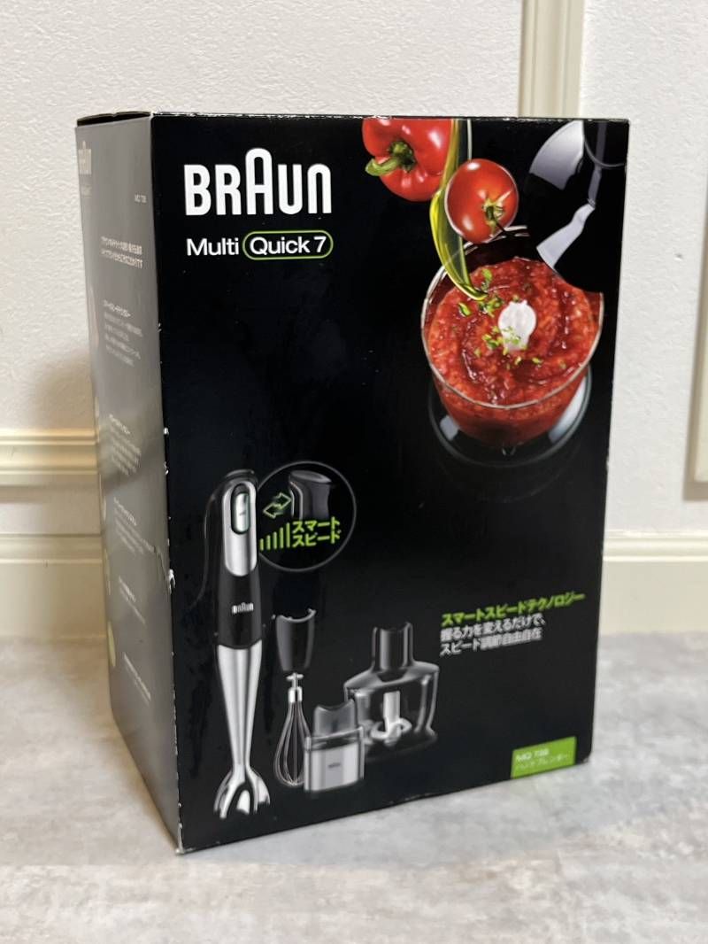 未使用品 BRAUN ハンドブレンダー マルチクイック7 MQ738 | Buyee