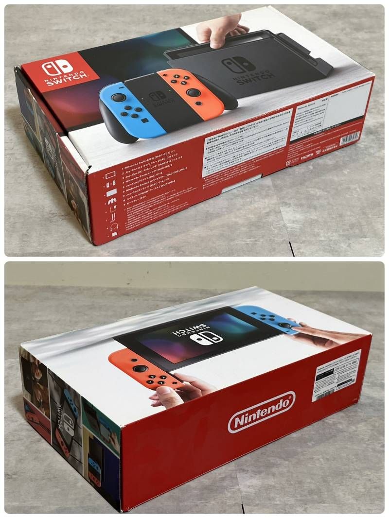 Nintendo Switch HAC-001 スイッチ 箱付 動作確認ok! 初期化済み