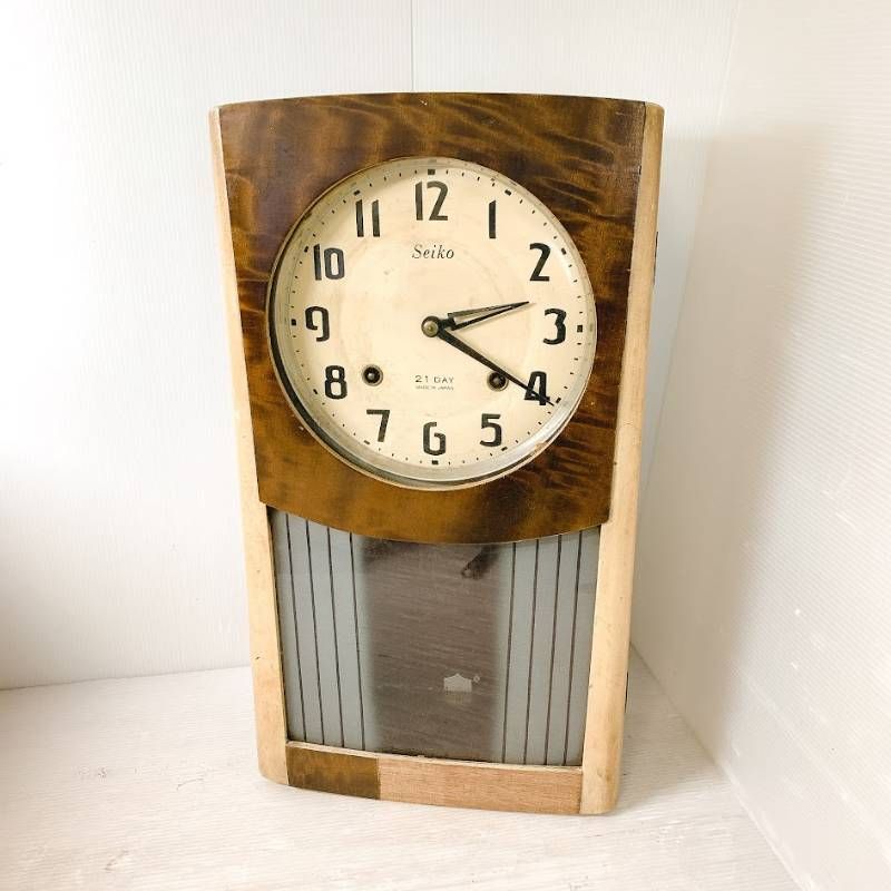 SEIKO セイコー 壁掛け時計 振り子時計 ジャンク品 昭和レトロ - メルカリ