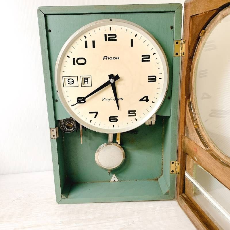 RICOH リコーDatester ディンデート 壁掛け時計 昭和レトロ ジャンク