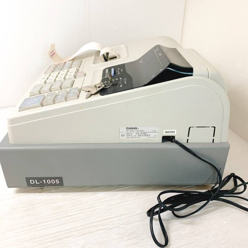 カシオ CASIO レジスター CE-2200 鍵4本付き - メルカリ