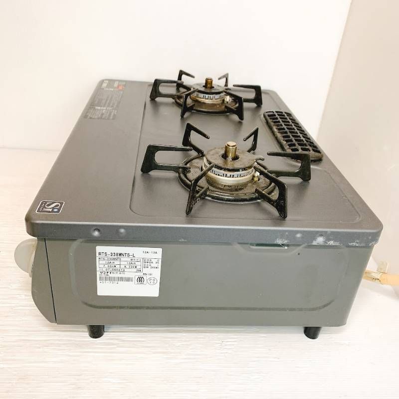リンナイ ガステーブル ガスコンロ RTS-338WNTS Rinnai | LPガス RTS 