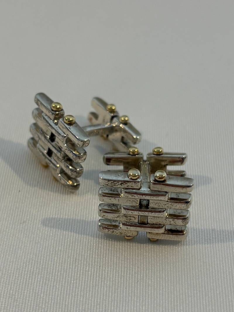 Tiffany ティファニー ゲートリンク 925 750 カフスボタン - メルカリ