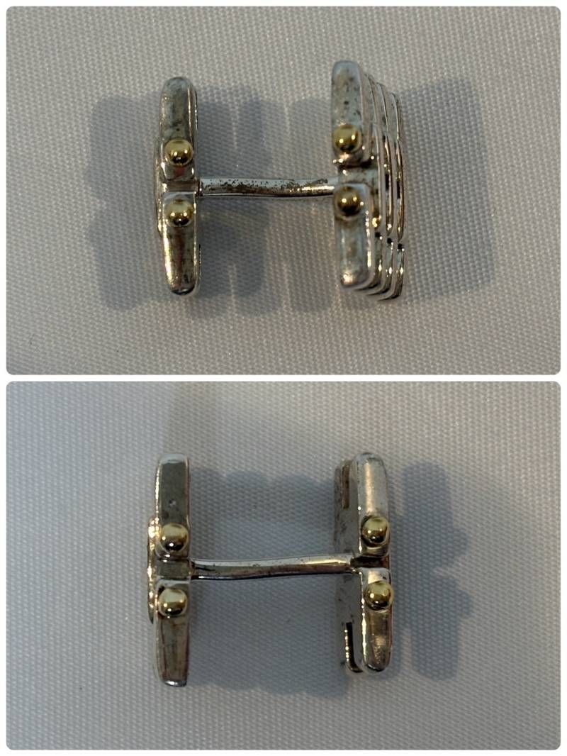 Tiffany ティファニー ゲートリンク 925 750 カフスボタン - メルカリ