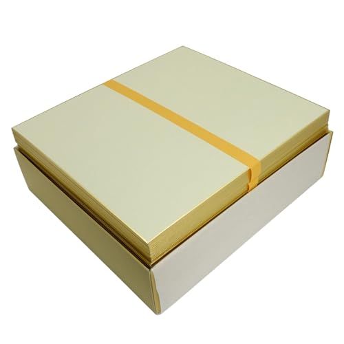 新品 大色紙 鳥の子張 242×273mm 50枚入