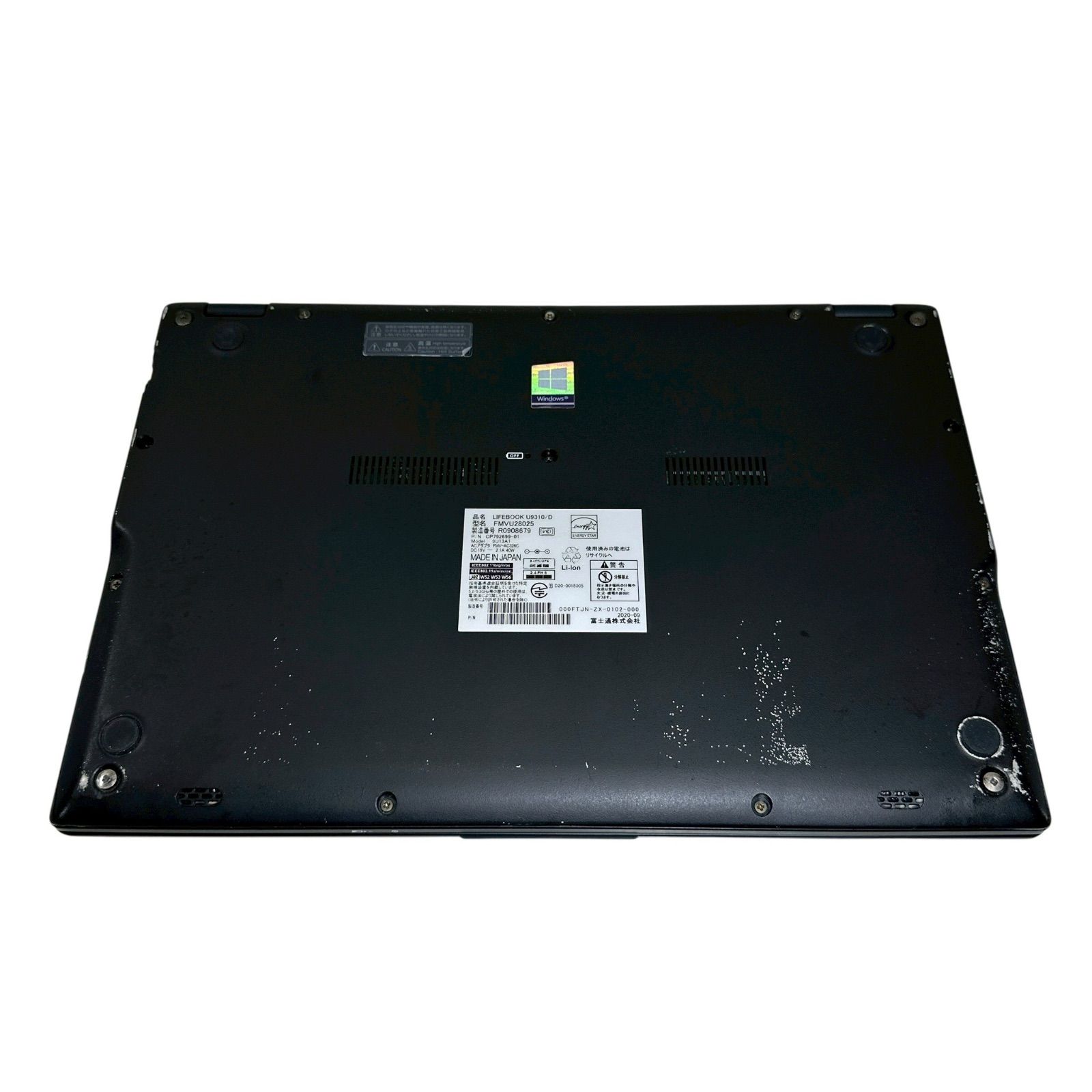 超軽量890g】富士通 LIFEBOOK U9310/D i5-10310U SSD256GB 13.3型 FHD