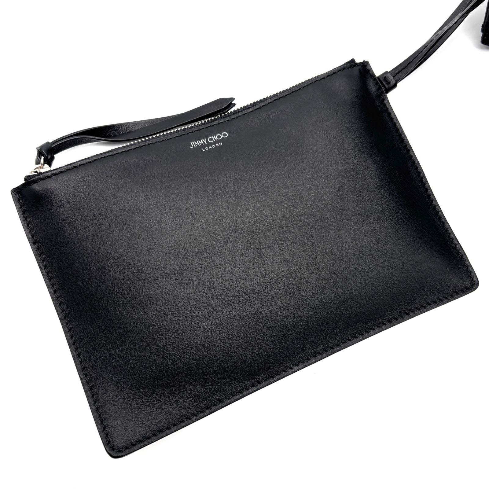 美品 JIMMYCHOO ジミーチュウ トートバッグ ビジネスバッグ ポーチ付き