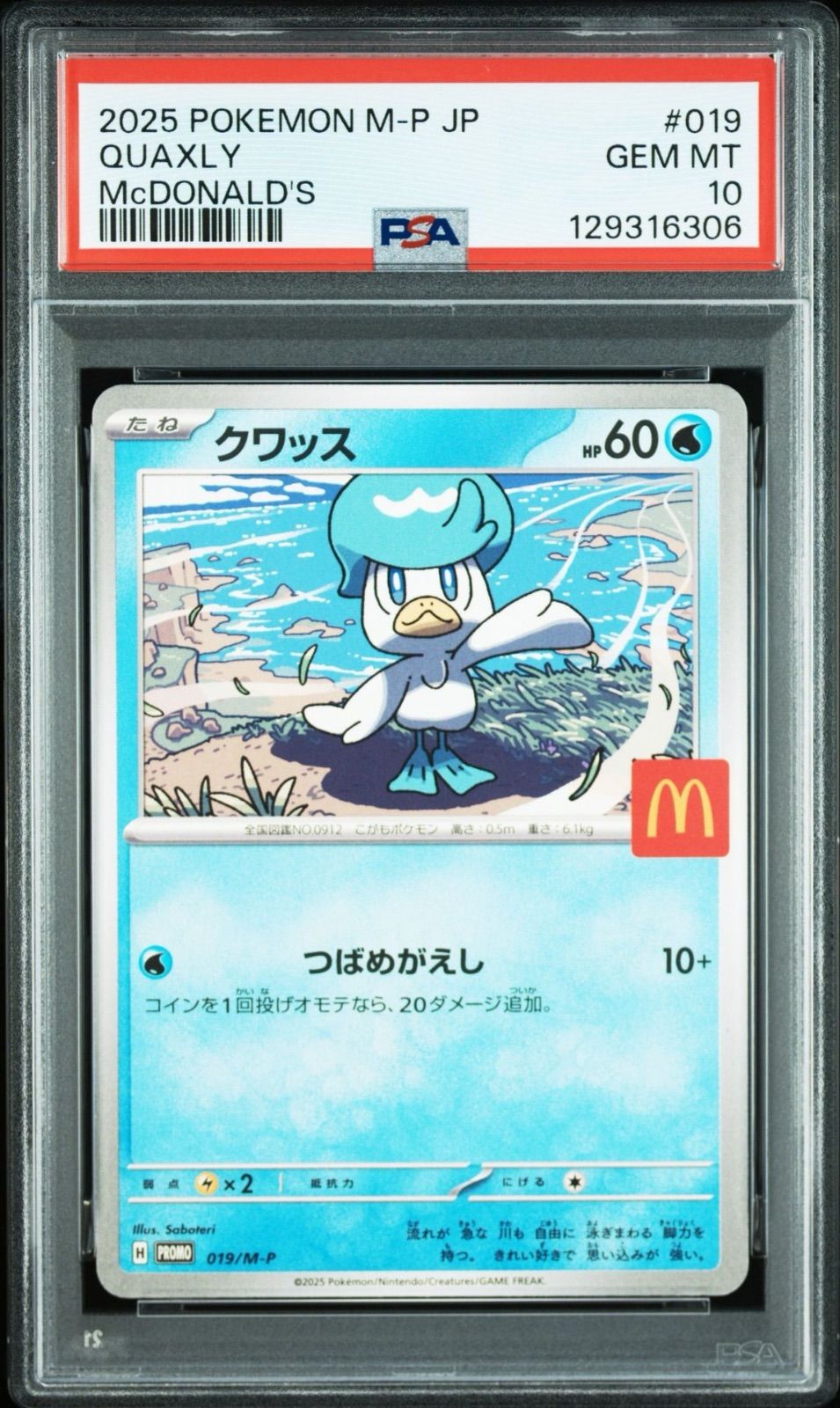 PSA10】ポケモンカード マクドナルド プロモ ニャオハ ホゲータ
