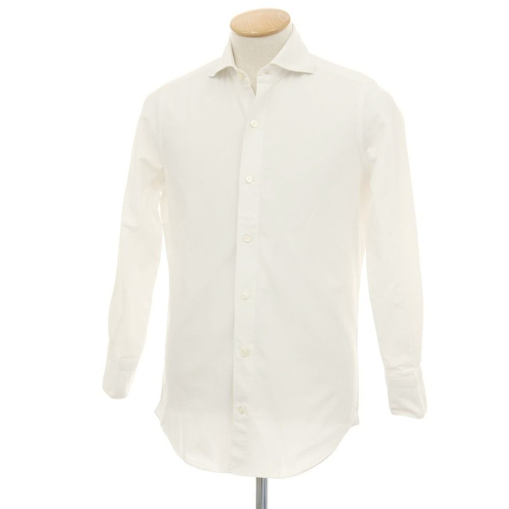 中古】フィナモレ Finamore コットン ホリゾンタルカラー カジュアル