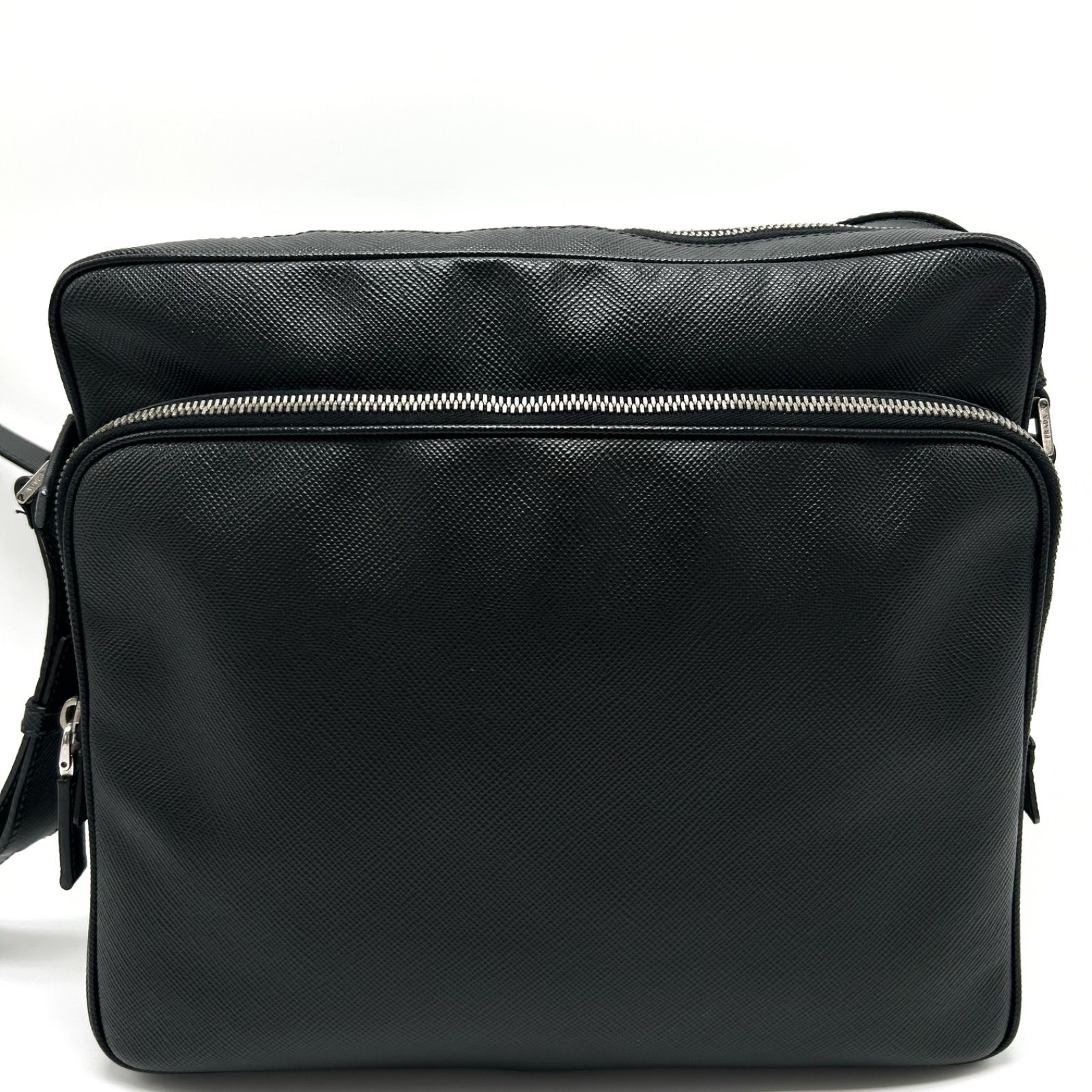 超美品】PRADA プラダ ショルダーバッグ ブラック レディース 斜め掛け 