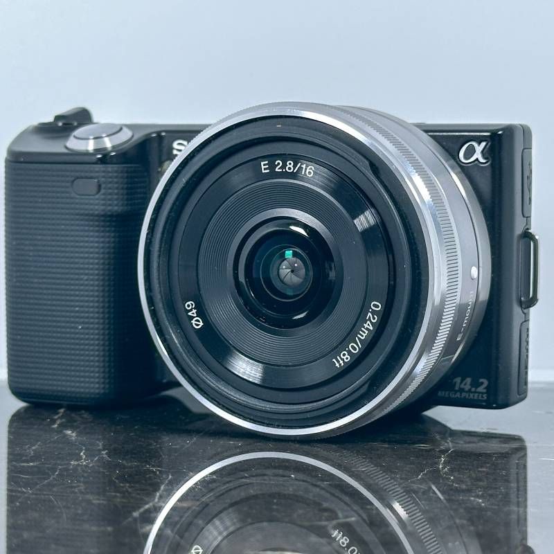 SONY NEX-5 ダブルレンズキット ブラック ミラーレス一眼 APS-C 1420万