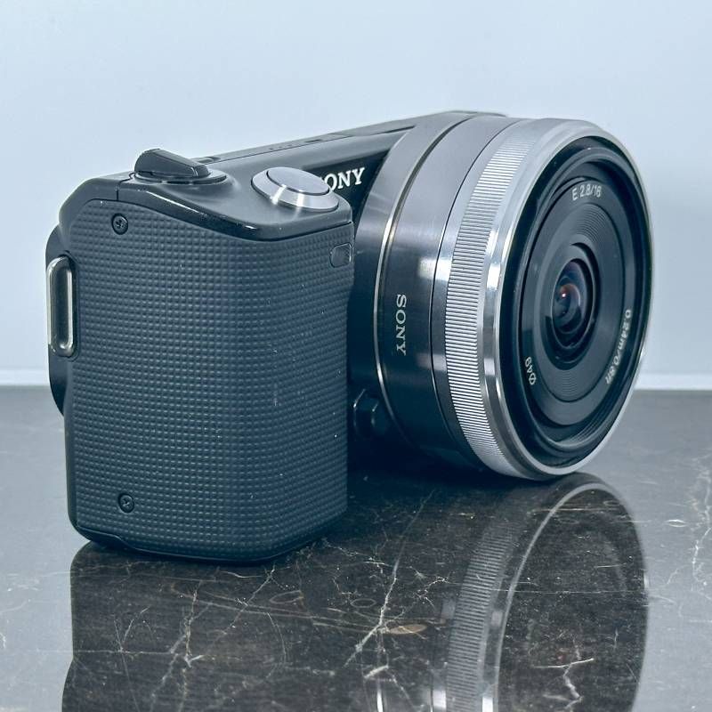 SONY NEX-5 ダブルレンズキット ブラック ミラーレス一眼 APS-C 1420万