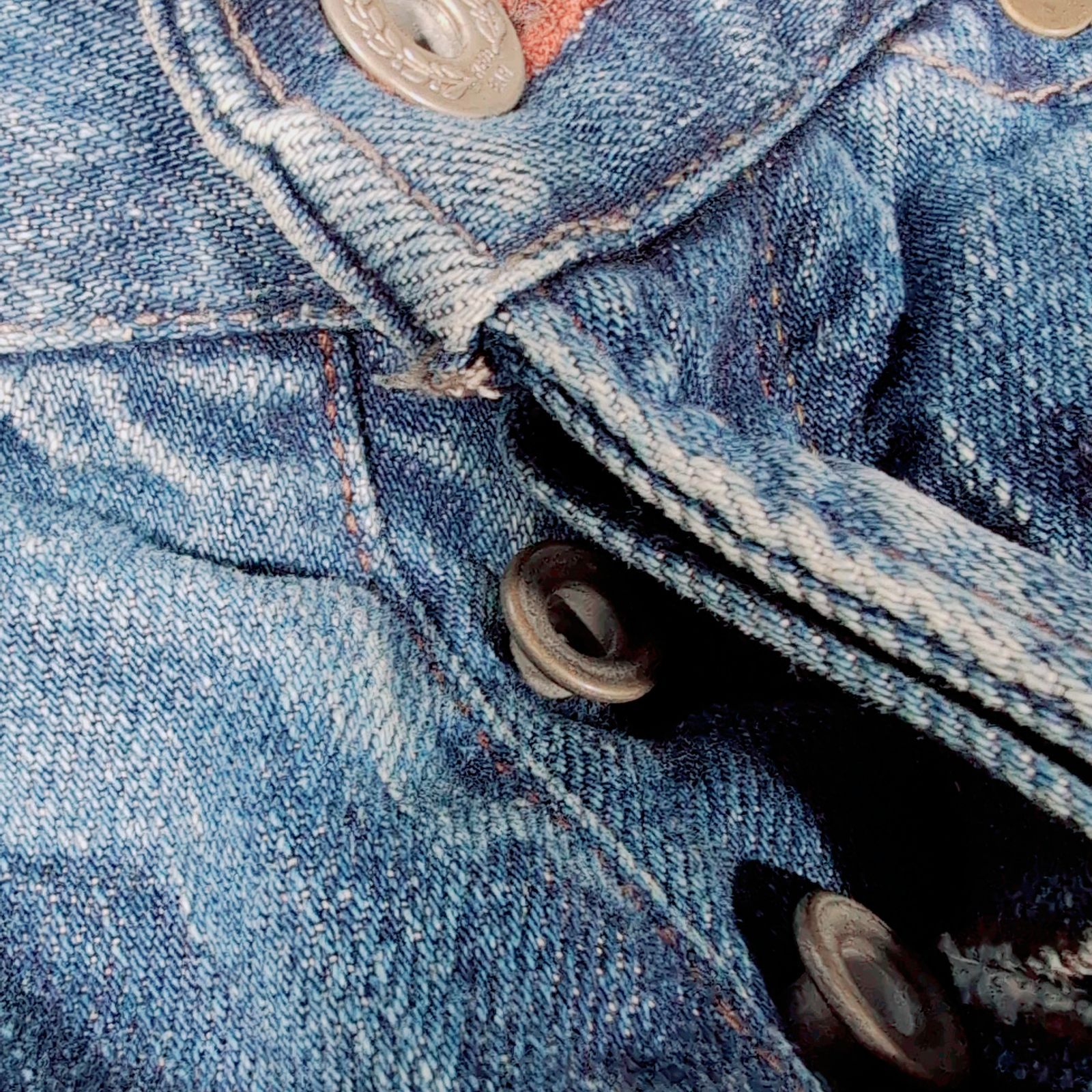 Paul Smith RED EAR ペインティングデニムパンツ ブリーチ加工