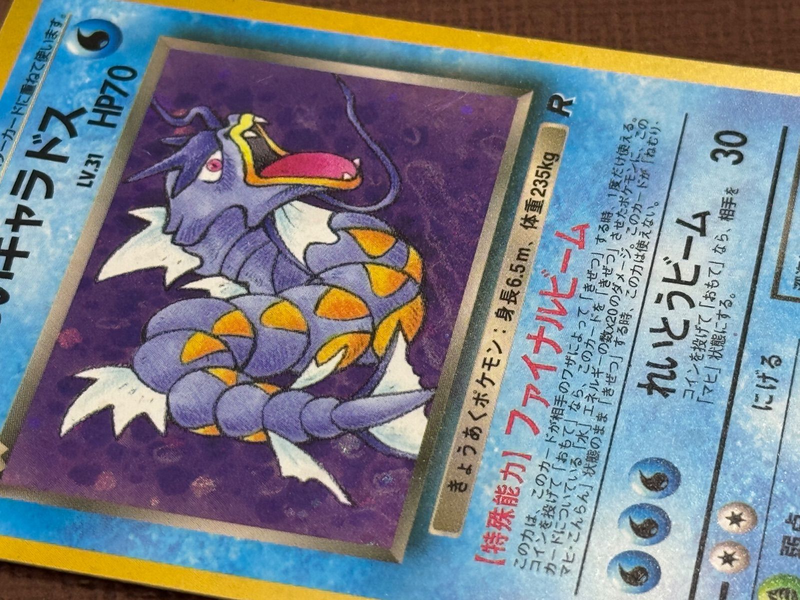 旧裏】わるいギャラドス LV.31 ☆ No.130 ロケット団 ポケモンカード