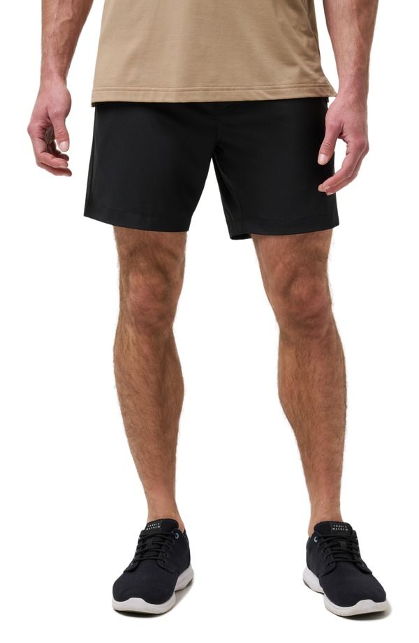 トラビスマヒュー メンズ ボトムス ハーフパンツ・ショーツ ショートパンツ TravisMathewanderlust 7Inch Shorts Black ブラック