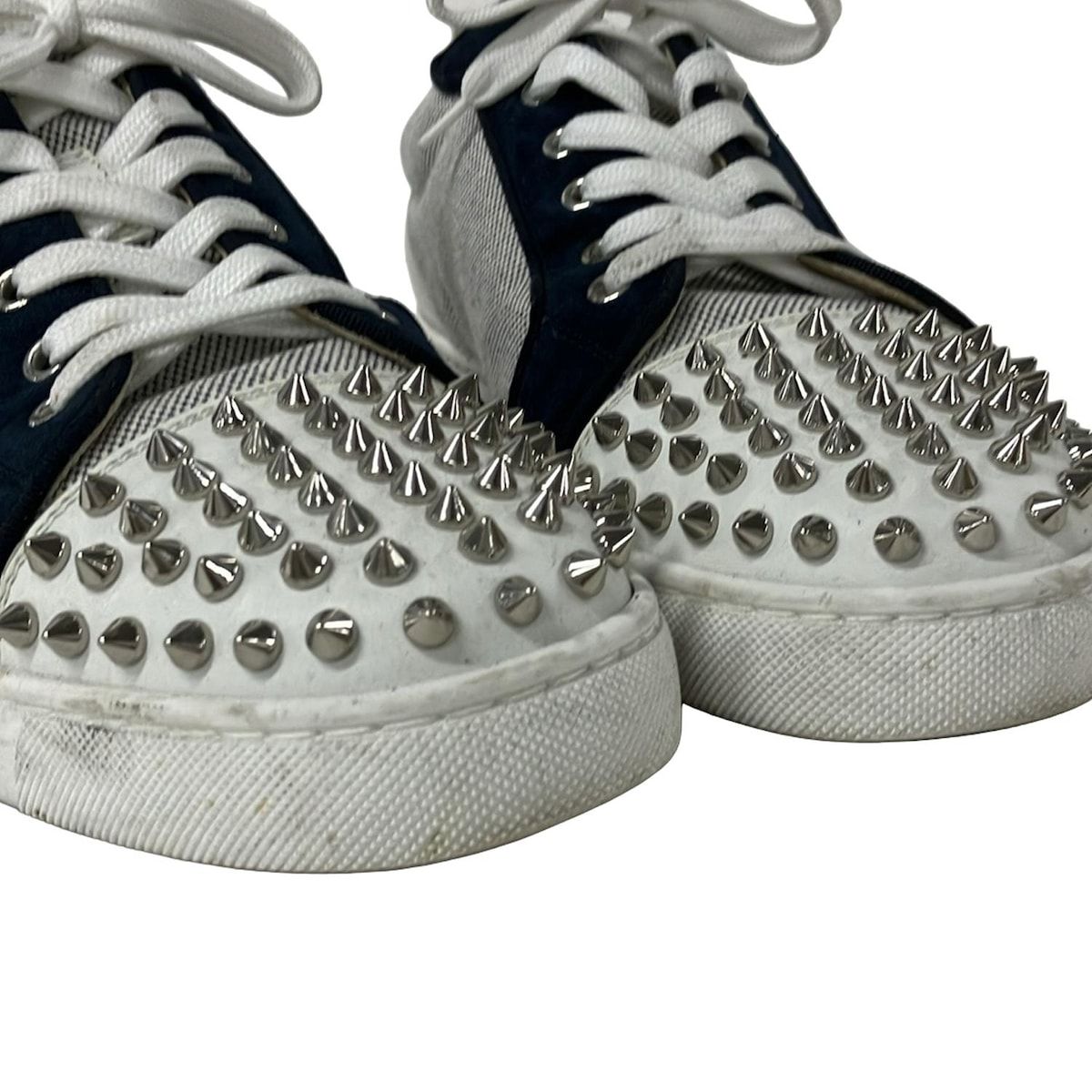 Louboutin スニーカー 40 1/2 ハイカット スパイクスタッズ 【公式通販】