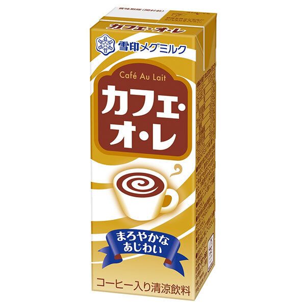雪印コーヒー 雪印メグミルク カフェ・オ・レ 200ml×18本 送料無料 - メルカリ