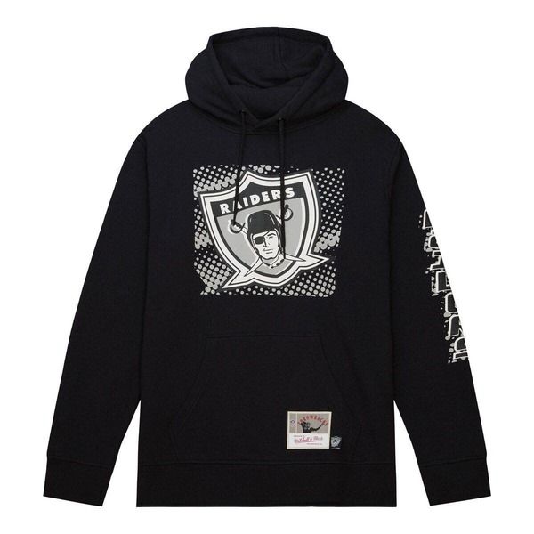 ミッチェルネス メンズ アウター パーカー・スウェット Mens Mitchell Ness Black Las Vegas Raiders Gridiron Classics Big Face 70 Pullover Hoodie Black ブラック
