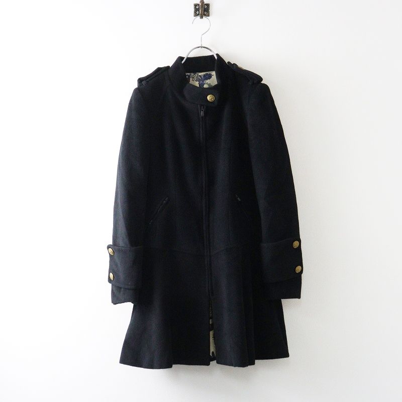 当時物 ロイスクレヨン Lois CRAYON 受注コート M□ブラック 羽織り