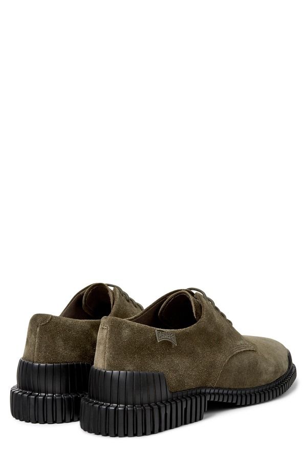 カンペール メンズ シューズ ダービー Camper Pix Derby Dark Green グリーン