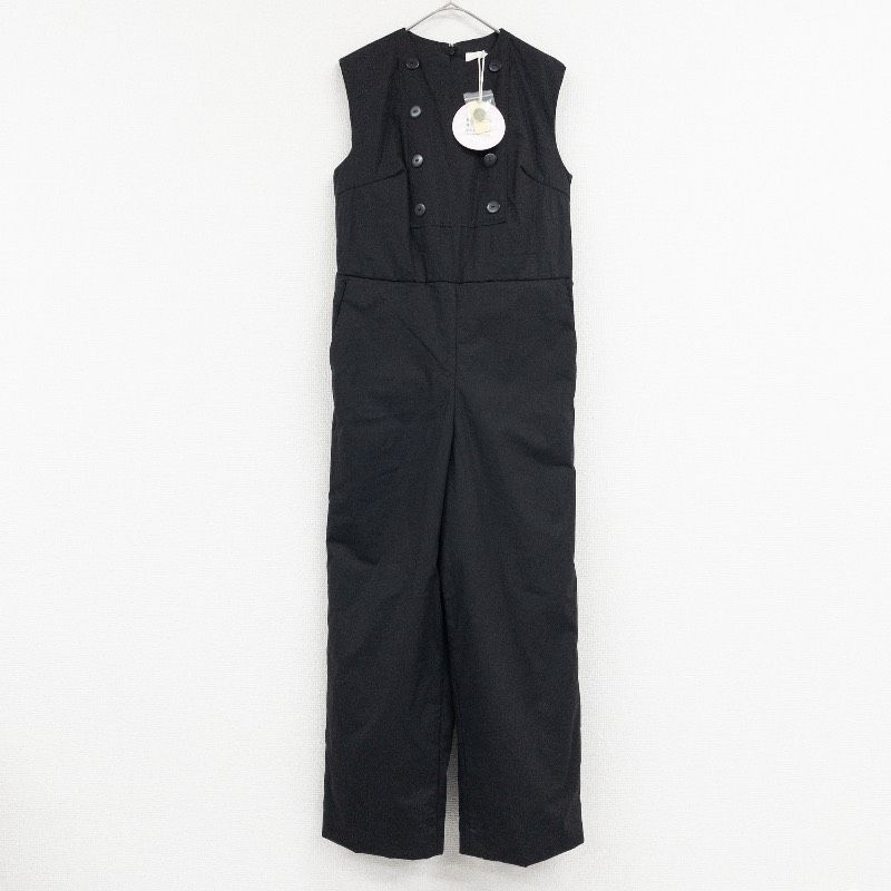 新品　BORDERS at BALCONY サロペット　黒 美品♪ボーダーズアットバルコニー サロペット ブラック 36