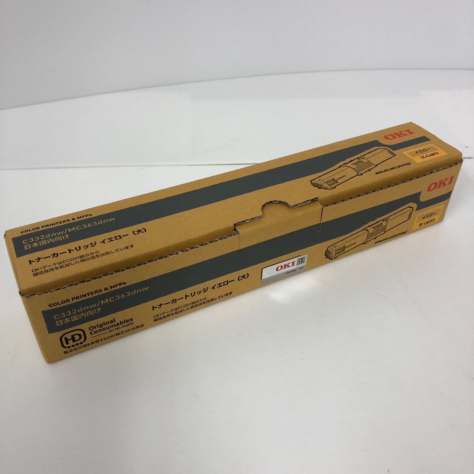 【純正未開封】OKI トナーカートリッジ TC-C4AY2 イエロー プリンター・複合機 【純正品】トナーカートリッジTC-C4AY2 イエロー