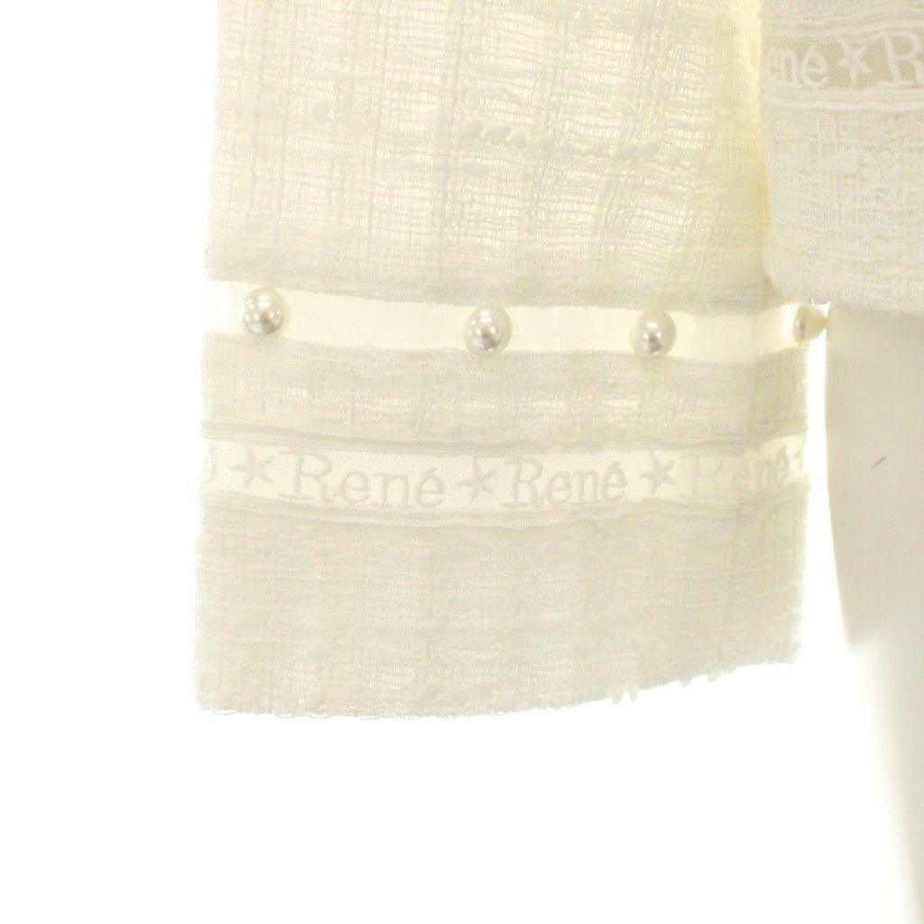 ルネ Rene マリア ケント MALHIA KENT ノーカラージャケット アウター