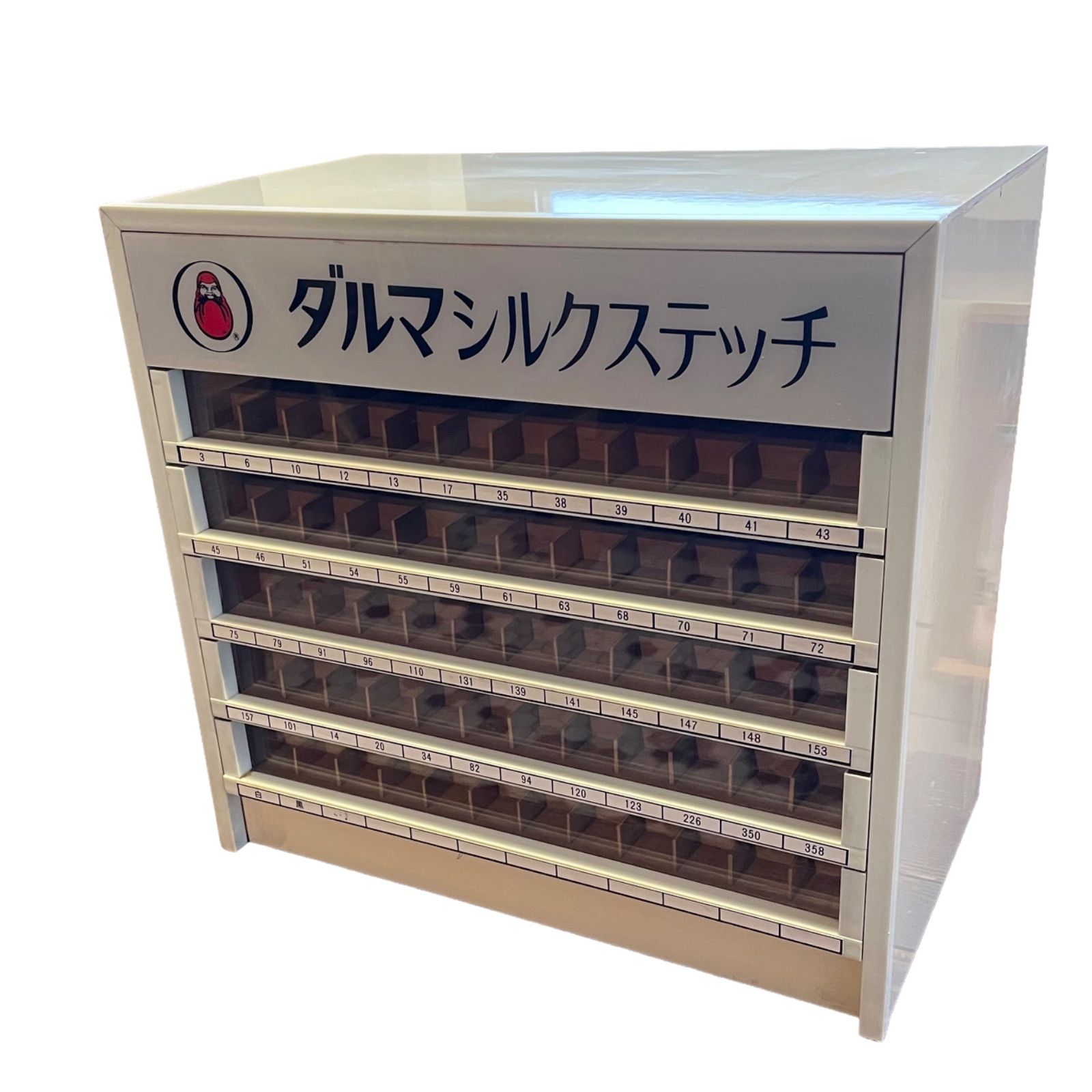 昔の手芸屋さんで使われていた 糸の棚 【公式通販】