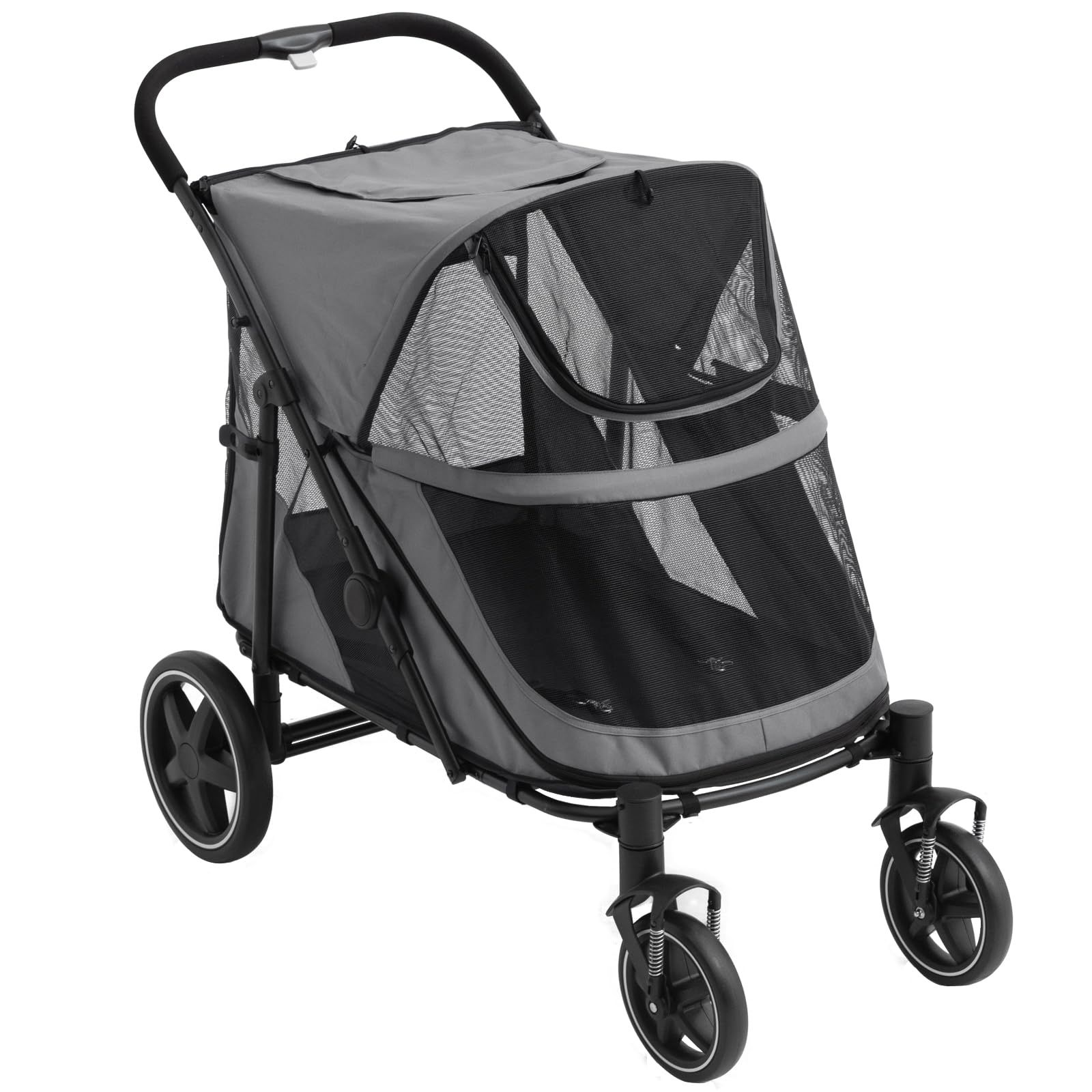 タンスのゲン ペットカート 犬カート 耐荷重60kg 大型犬対応 前輪