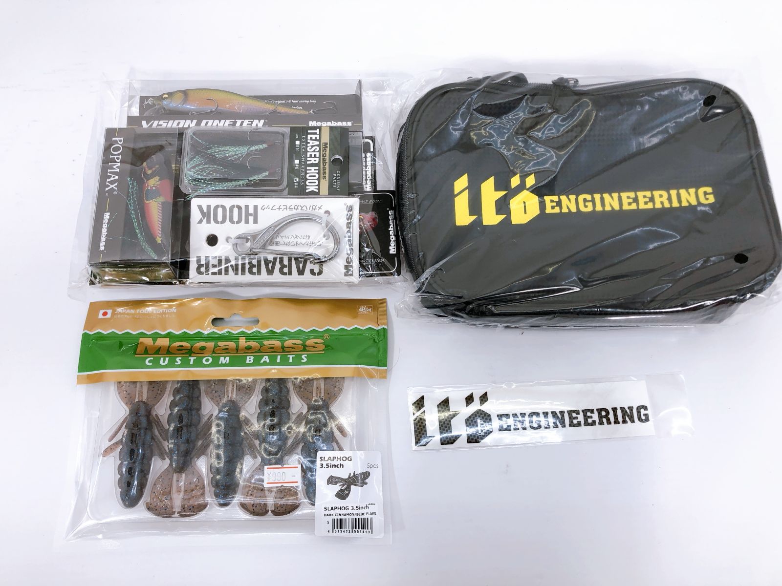 未使用】メガバス 2026年福袋 ITO ENGINEERING SET for BASS 【公式通販】